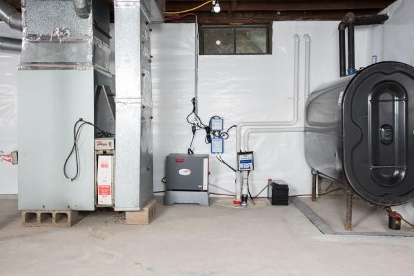 Whole home dehumidifier installation helping control indoor humidity levels