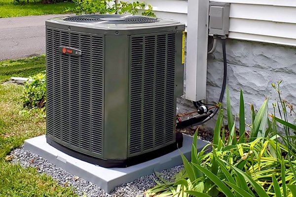 New heat pump installation providing efficient year round comfort